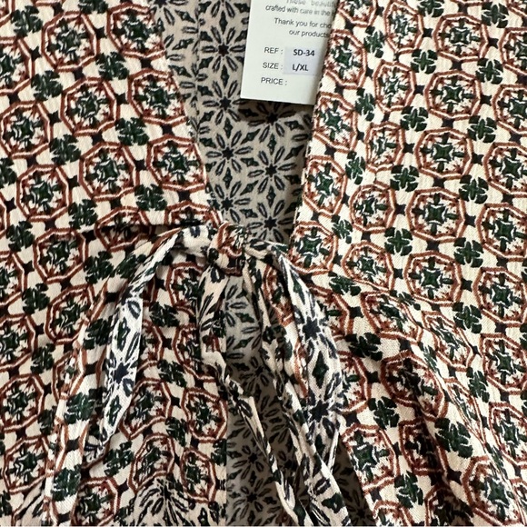 Windhorse Womens Moroccan Tile Print Jacket Size L/XL - Picture 10 of 10